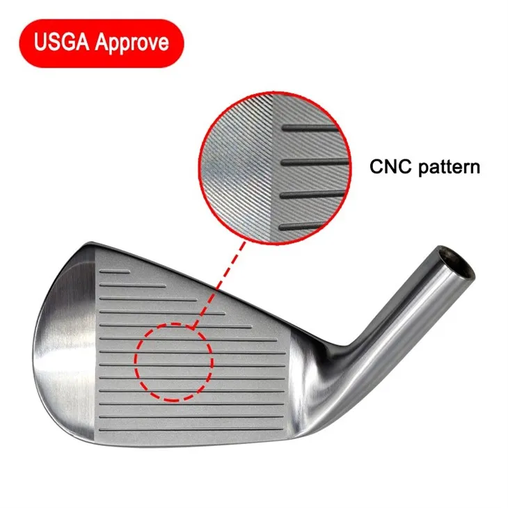 Customized Set Of High-Quality Golf Club Irons And Heads With Screws.