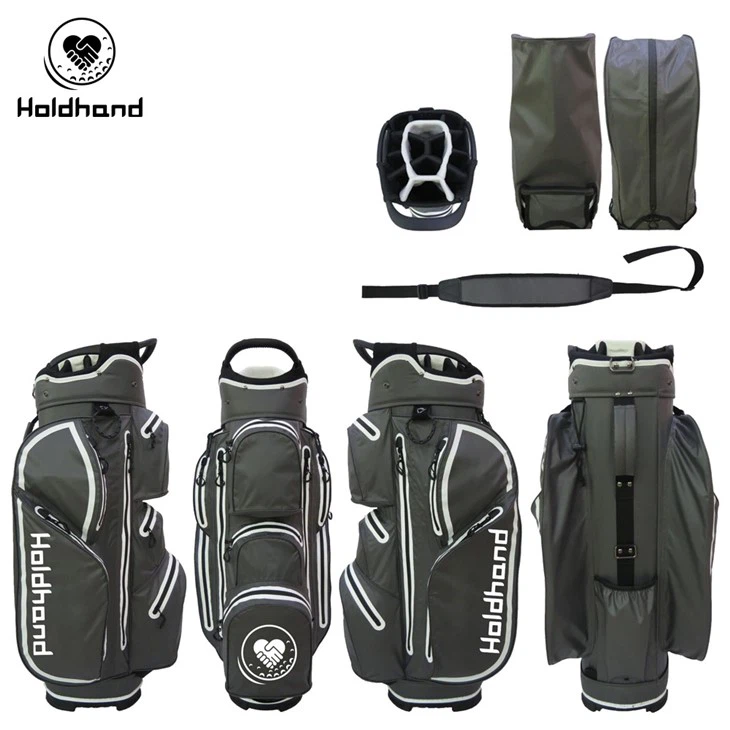 Factory-outlet Premium Golf Cart Bag With 14-section Divider And Stormproof Construction