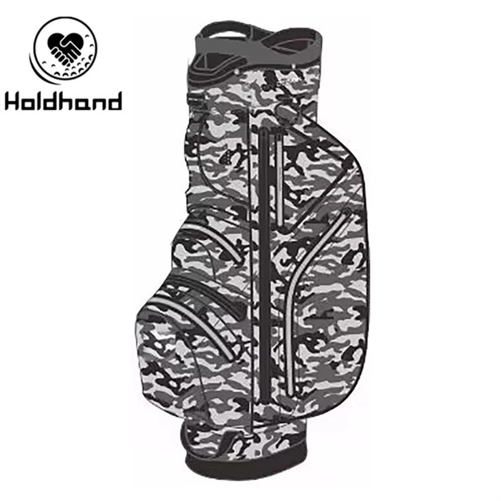 Feather-lite Golf Organizer With 15-tier Club Categorization, Isolated Putter Cubby, Seven Hexagonal Accessory Vaults, Hydro-cool Beverage Case, Posture-perfecting Strap, And Weather-lock Lid.