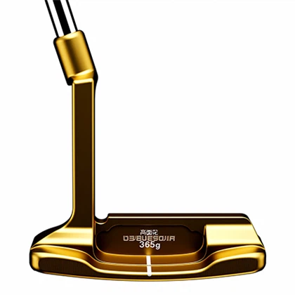 Gold Golf Putter Head وشعار تصميم جديد