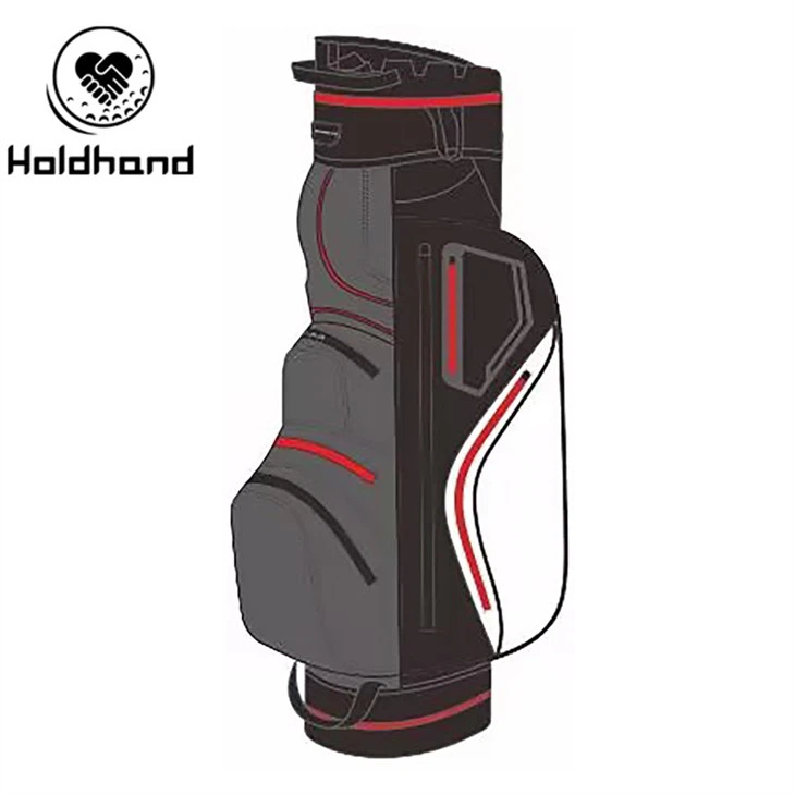 Universal Golf Transporter Boasting 15-way Club Division, Private Putter Quarters, Seven Hex-pattern Compartments, Thirst-quenching Cooling Pouch, Strain-relieving Strap, And Storm-tight Seal.